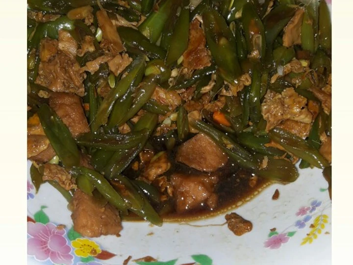 Cara Mudah Menyiapkan Resep Buncis telor kocok+pentol yang Lezat Sekali Anti Ribet, Mantap