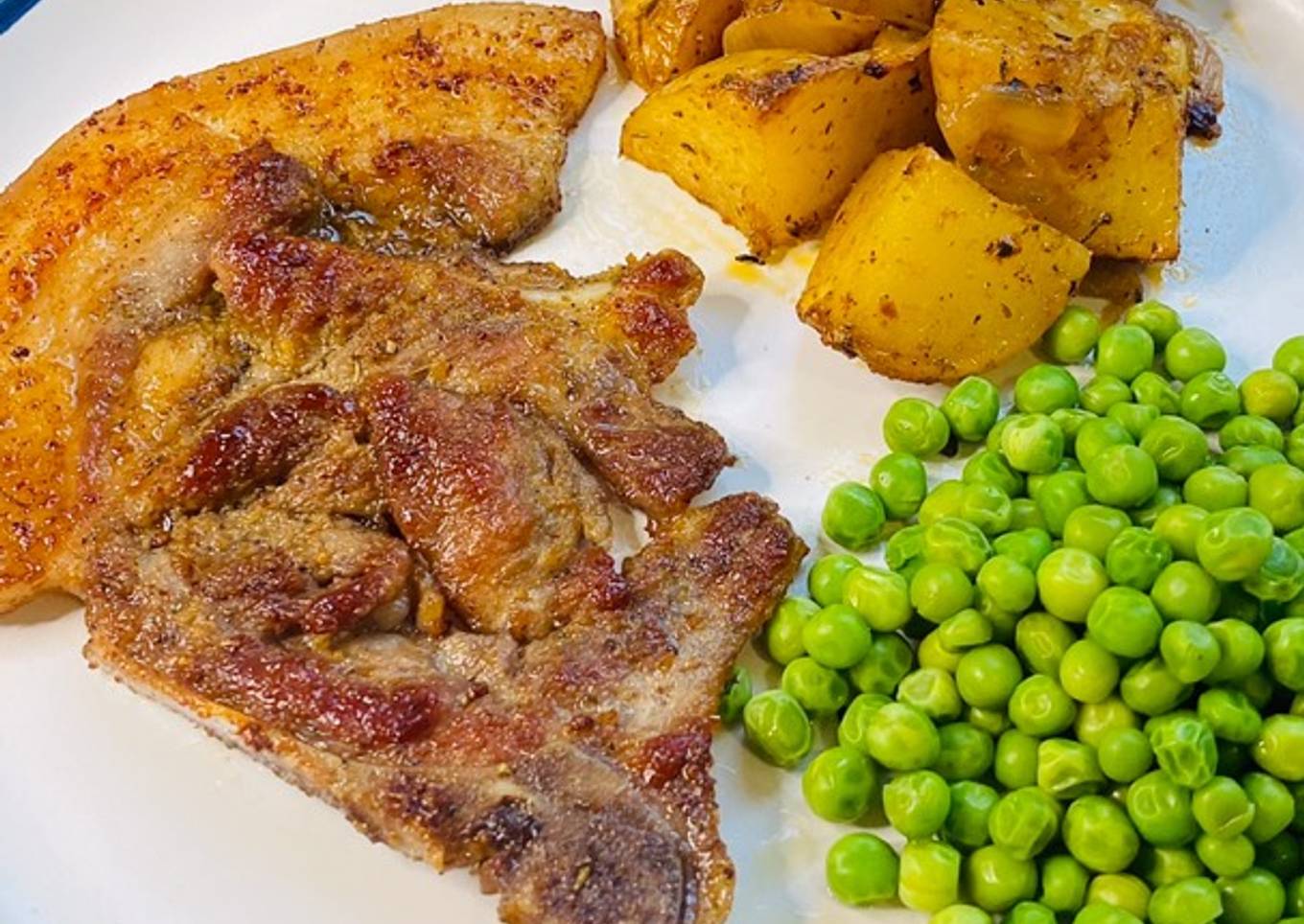 Honey glazed pork