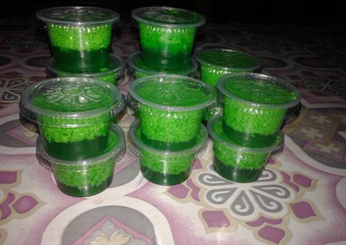 Puding lumut cup
