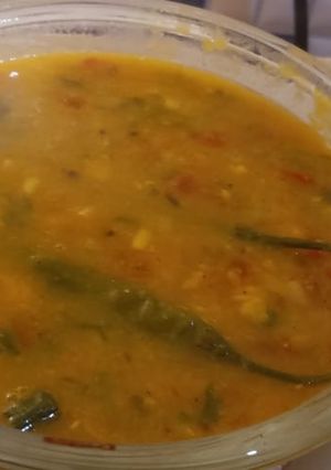 A picture of Rajasthani daal.