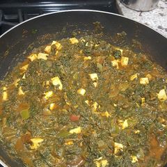 Palak paneer A picture of Palak paneer.