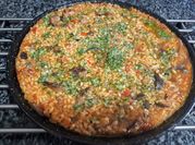 Una foto de conejo al horno