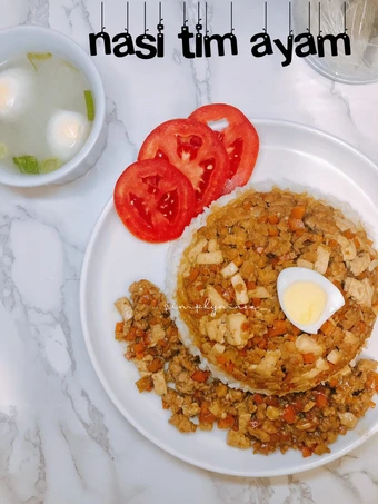 Langkah Mudah untuk Membikin Resep  Nasi tim ayam sederhana yang Bisa Manjain Lidah, Enak Banget