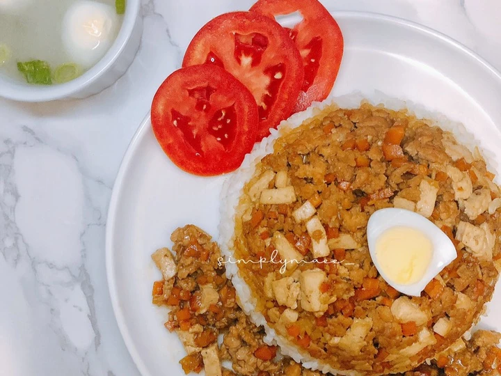 Langkah Mudah untuk Membikin Resep  Nasi tim ayam sederhana yang Bisa Manjain Lidah, Enak Banget