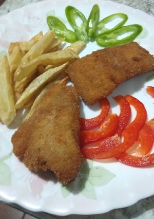 Rántott afrikai harcsa 🐟 recept fotója