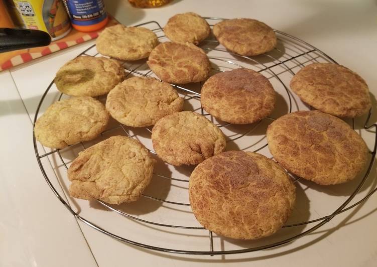 Easy cake mix snickerdoodle cookies