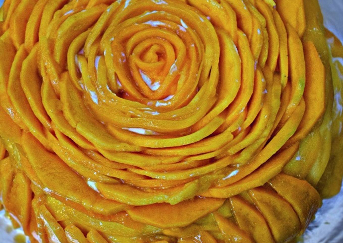 Rose Mango Cake