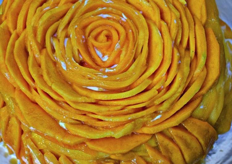 Rose Mango Cake
