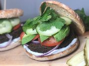 A picture of chickpea patty