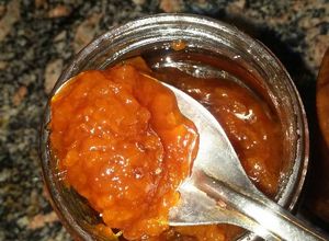 Una foto de Mermelada casera con sabores del sur de damasco