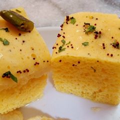 Besan dhokla A picture of Besan dhokla.