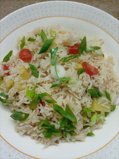 A picture of Vegetable pulao.
