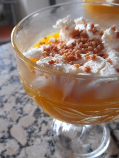 Una foto de Sorbete de mango