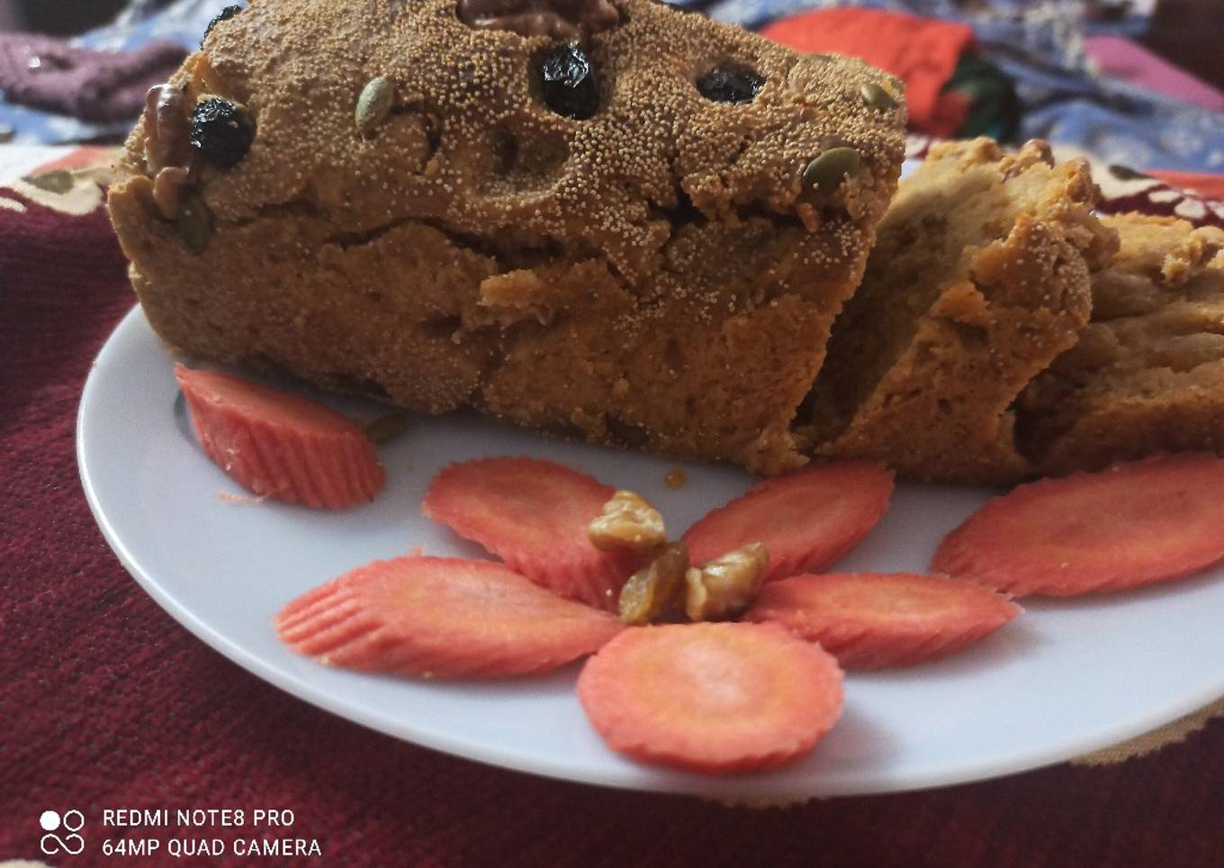 Pumpkin and Carrot wheat Bread