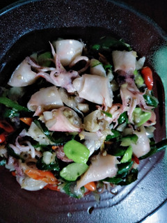 Foto resep Cumi Asin Cabe hijau