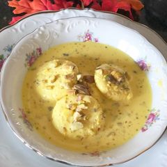 A picture of Rasmalai soft and sweet recipe.