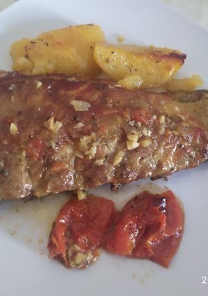 Una foto de Costillas al horno