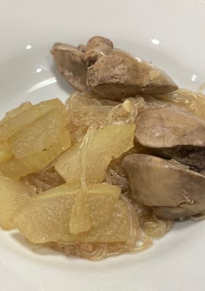 冬瓜雞肝粉絲煲 的食譜成品照片