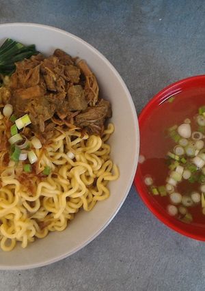Foto resep Mie ayam / daging spesial