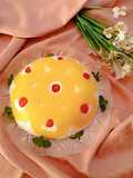 Pineapple Zuccotto with Ladyfingers and Limoncello Cream