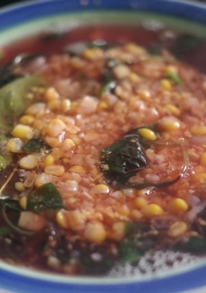 Foto resep Sayur bayam batik jagung manis