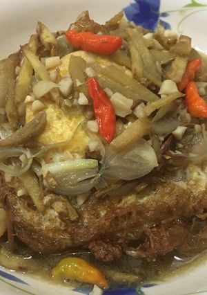 Foto resep Telur masak jahe