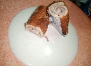 Una foto de Pollo cordón blue fácil