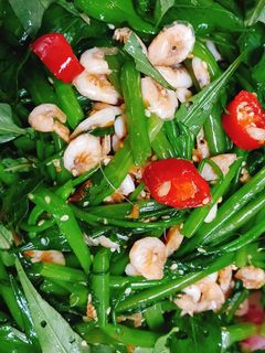 Hình của món Gỏi rau muống tép đồng(trộn bằng mắm tôm).