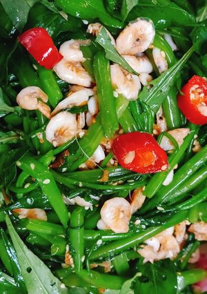 Hình của món Gỏi rau muống tép đồng(trộn bằng mắm tôm).