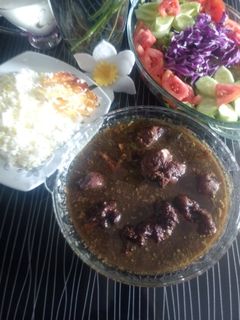 عکسی از دستور خورشت فسنجان
