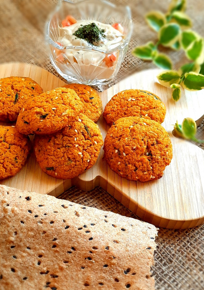 صورة لوصفة وجبة فلافل صحيّة جدًا