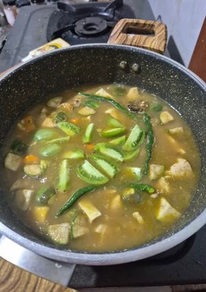 Foto resep Kari ayam hijau ala Thailand