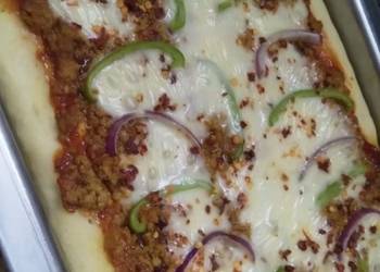 Easiest Way to Recipe Yummy Tex Mex Pizza without Oven