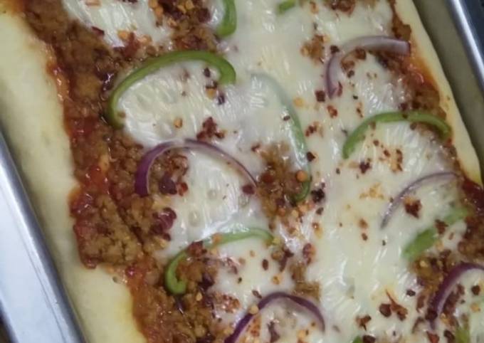 Tex Mex Pizza without Oven🍕🍕🍕