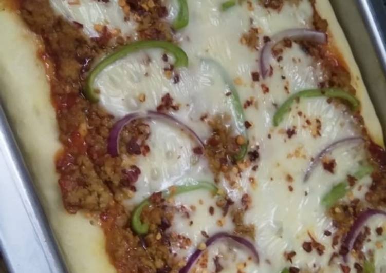 Simple Way to Make Speedy Tex Mex Pizza without Oven🍕🍕🍕