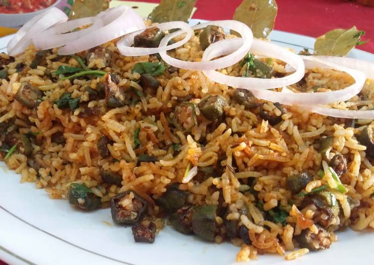Bhindi Tawa Pulao
