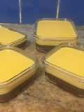 Postres individuales con vainillas y Royal