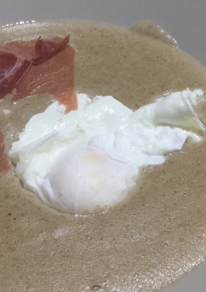 Una foto de Crema de champiñones