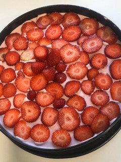 Una foto de Tarta de fresa