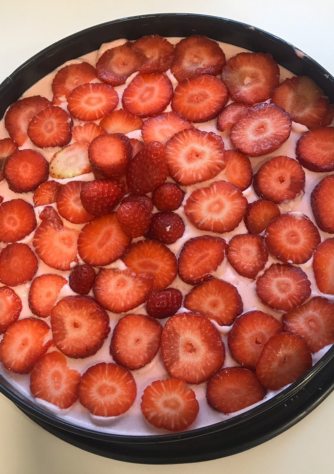 Una foto de Tarta de fresa