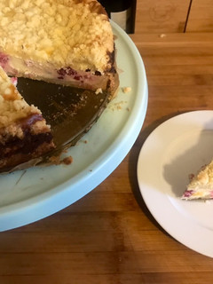 Käse-Streusel-Kuchen mit Johannisbeeren Rezepthauptbild