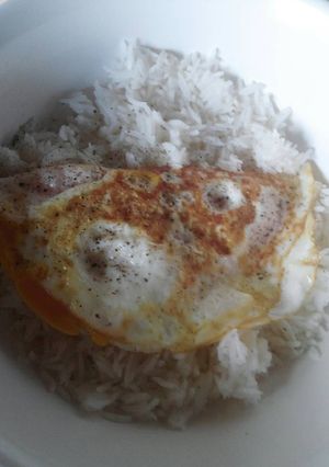 A picture of Omelette with rice.