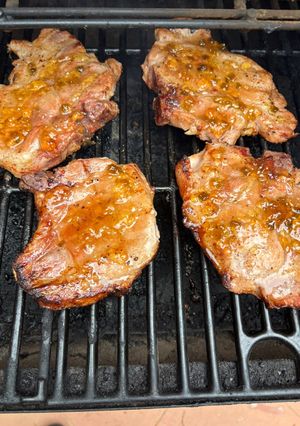 A picture of Jalapeño Jelly Grilled Pork Chops.
