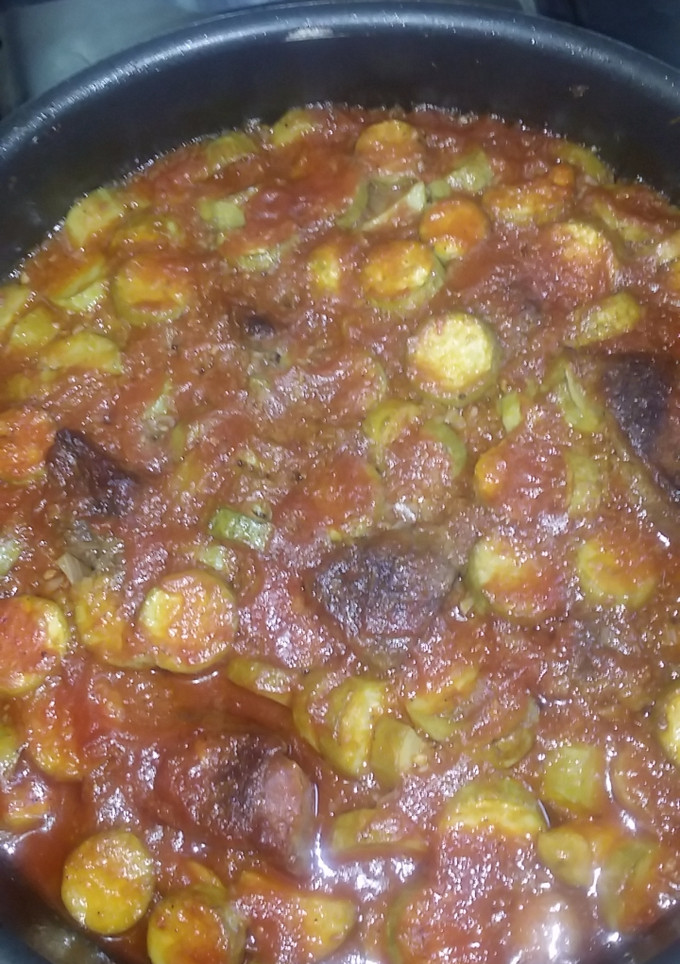 صورة لوصفة صينية الكوسة باللحمة بطعم رائع 😋😋