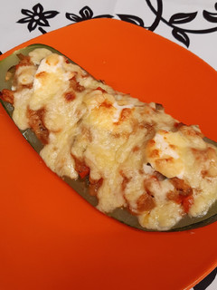 Una foto de Zapallo italiano relleno 🤤