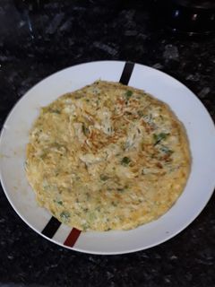 Una foto de Tortilla de crudites