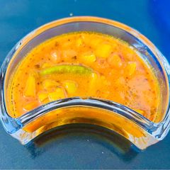A picture of Raw Mango -Carrot Pickle😋.