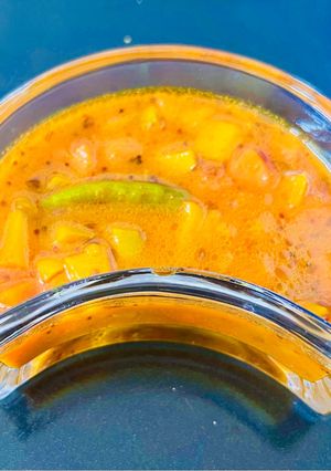 A picture of Raw Mango -Carrot Pickle😋.