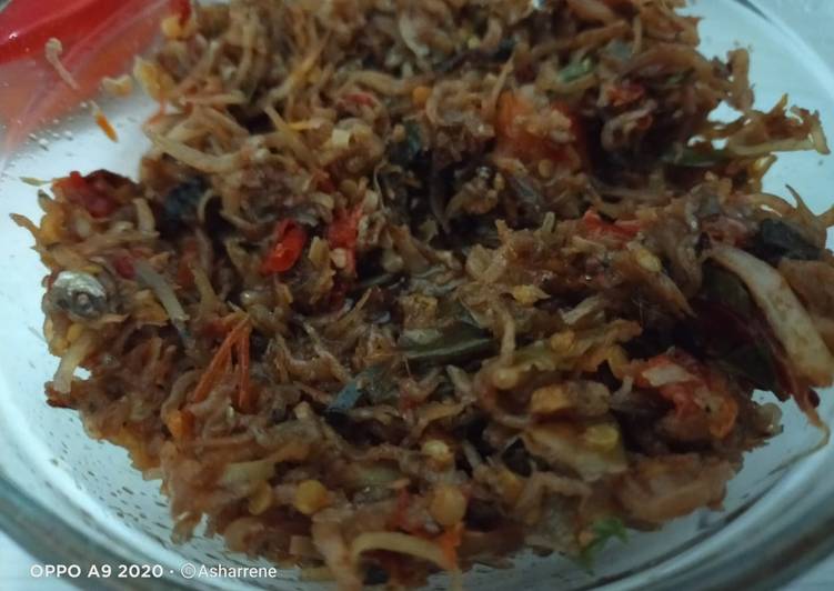 makanan Sambal Teri Kecombrang yang mengenyangkan