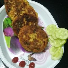 A picture of Chicken shami kebab.